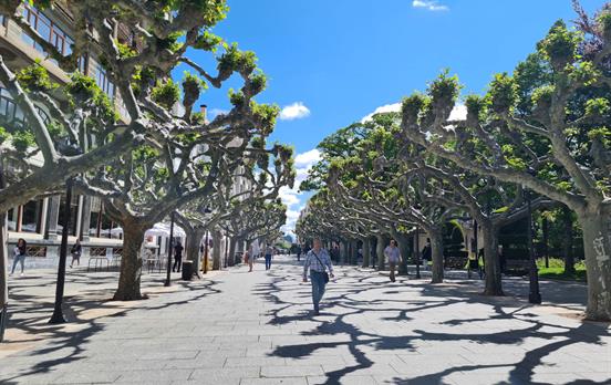 Wunderschönes Stadtzentrum von Burgos.