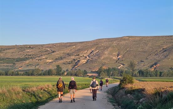 Auch leichte Anstiege müssen bewältigt werden.