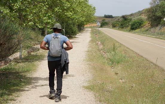 Pilger auf dem Weg nach Leon