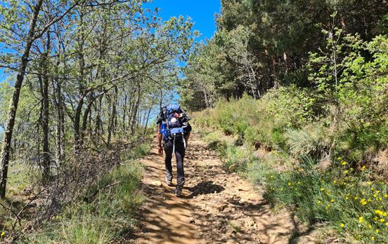 Aufstieg nach Foncebadon