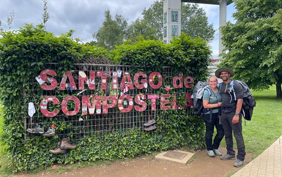 Dem Ziel mit großen Schritten näher kommen.