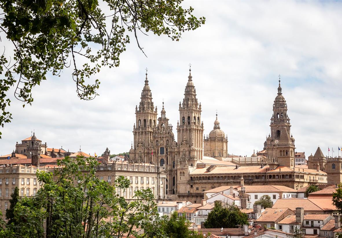 Die Kathedrale von Santiago de Compostela