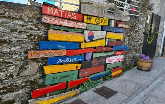 Die letzten 100km ab Sarria.