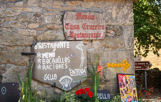 Verpflegung für die Pilger