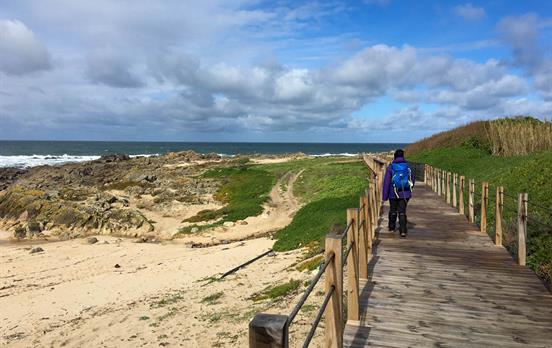 Jakobsküstenweg von Porto nach A Guarda.
