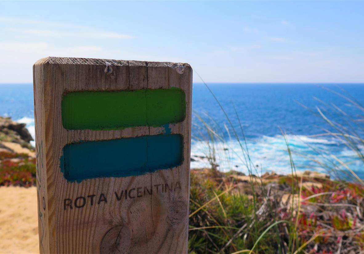 Wegweiser der Rota Vicentina