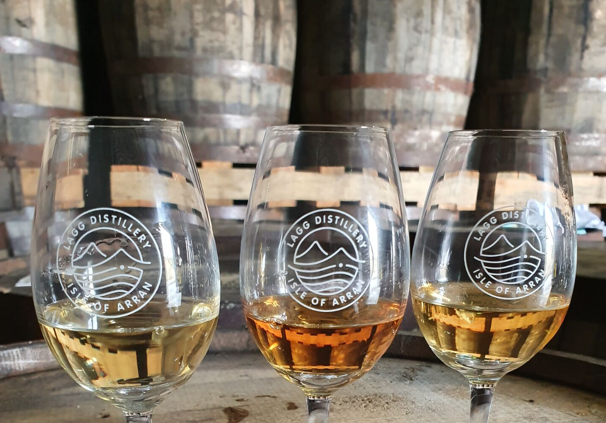 Whisky tasting at Lagg Distillery