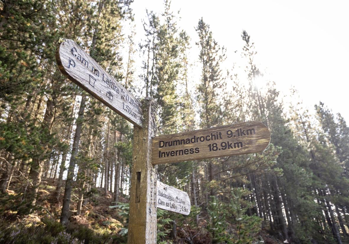 Great Glen Way is well waymarked