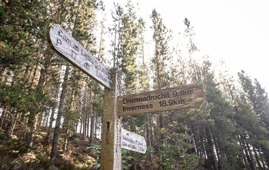 Great Glen Way is well waymarked