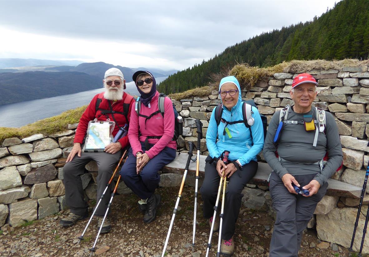 Taking a break on the high route
