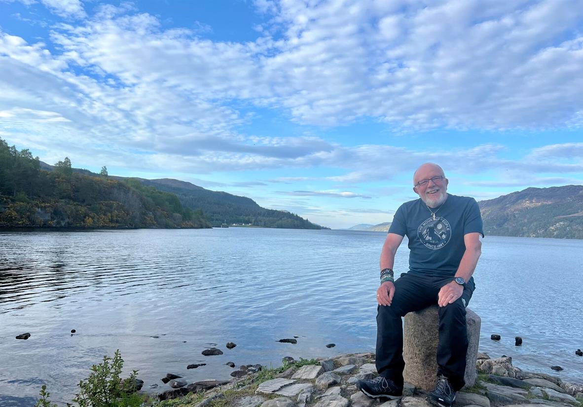 On the shores of Loch Ness