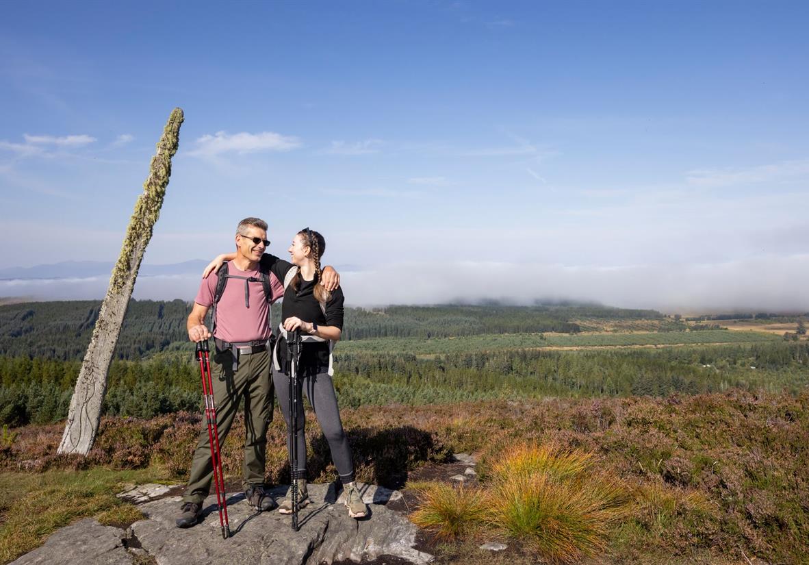 Great Glen Way high route through Abriachan