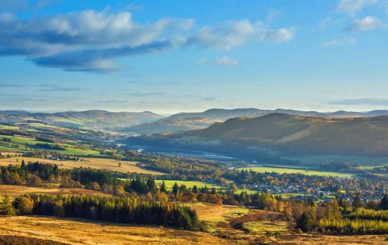 The fall colors of Perthshire