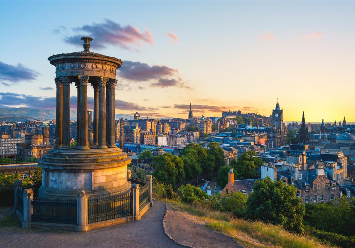 Edinburgh's Carlton Hill viewpoint