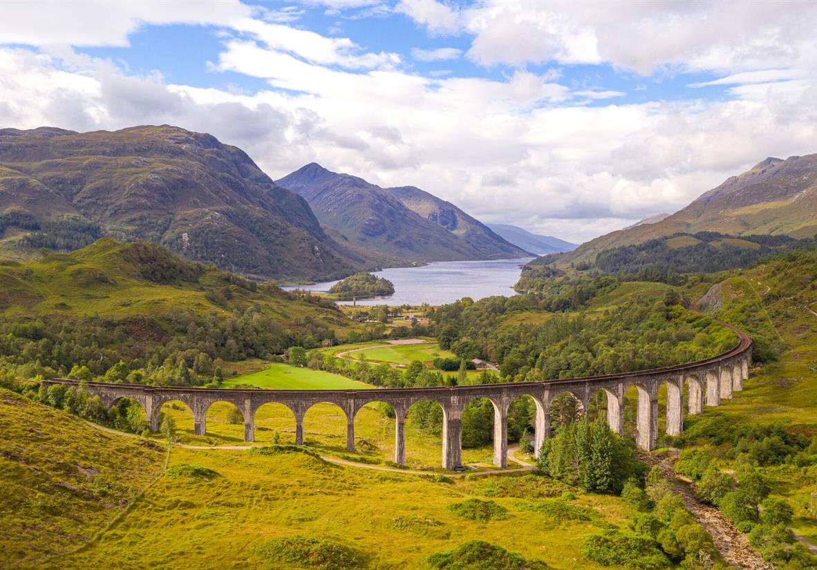 West Highlanad Line over the Glenfinnan Viaduct