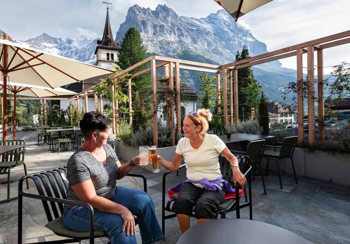 Ein Bier geniessen