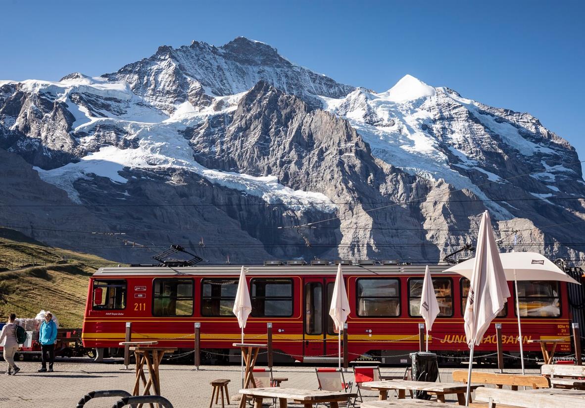 Kleine Scheidegg und die JungfrauJochBahn