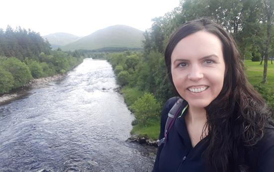 Cara on the West Highland Way