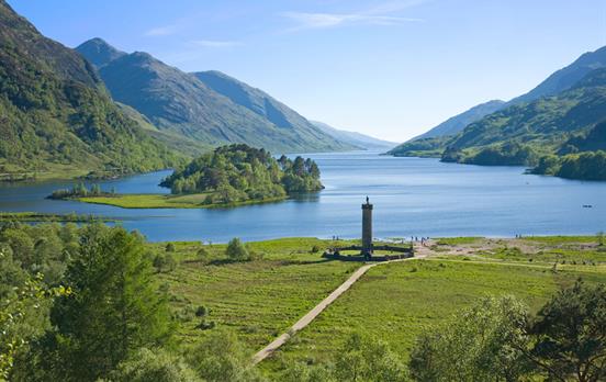 Jacobite memorial in Glenfinnan
