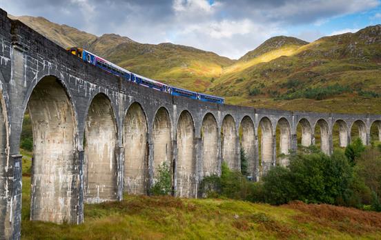 Glenfinnan Viaduct on the West Highland Line