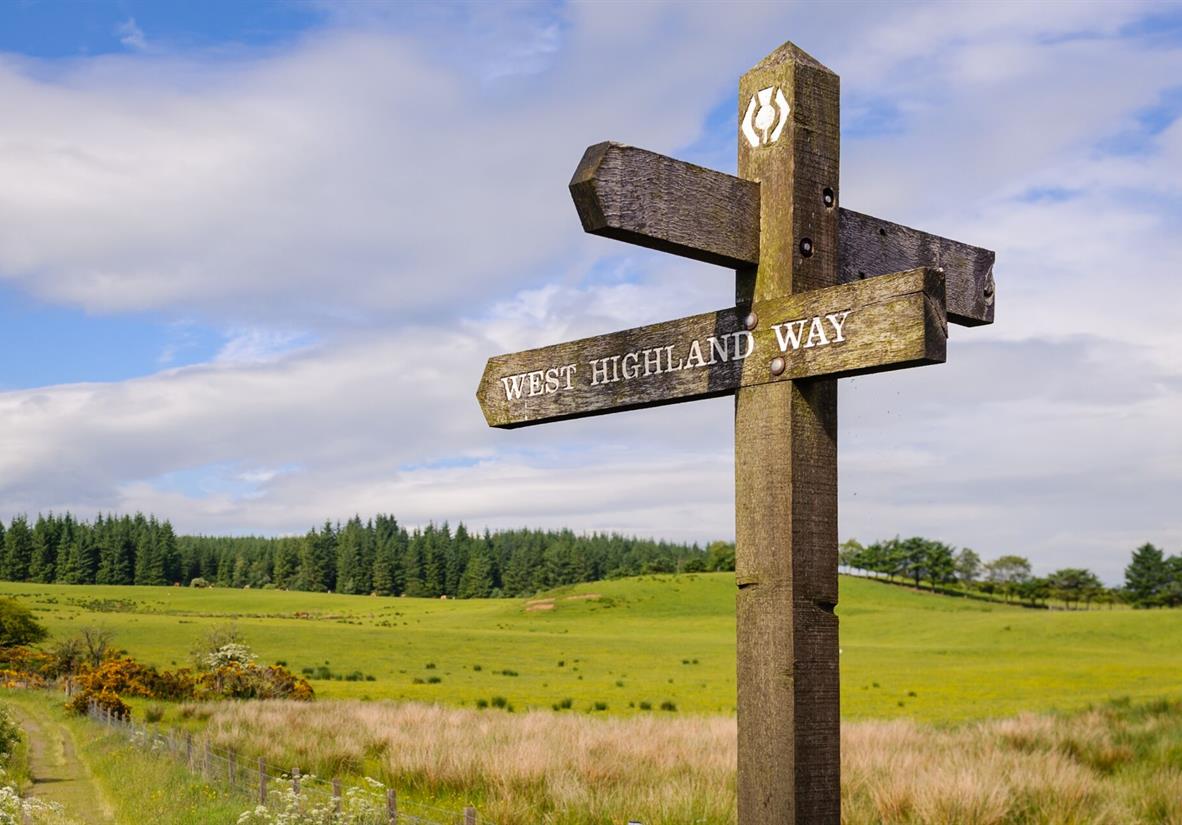 Trail is well waymarked throughout