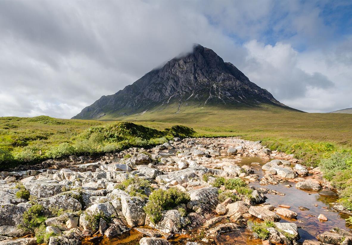 View at Buachaille Etive Mòr