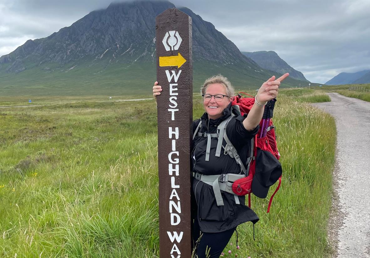 Solo walkers on the West Highland Way