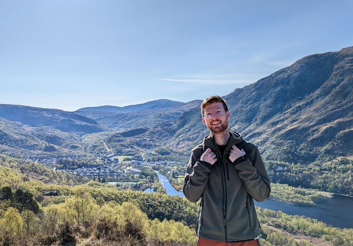 Walker in Kinlochleven