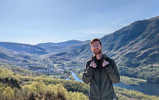 Walker in Kinlochleven