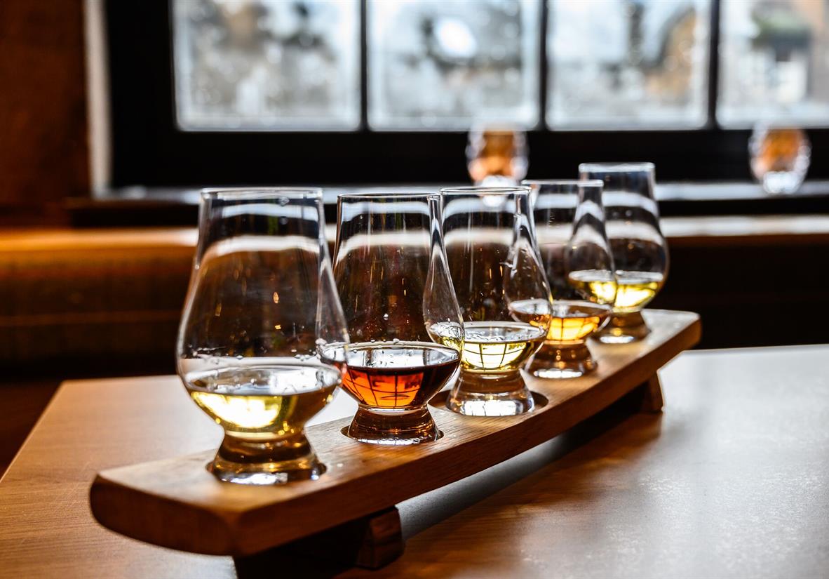 Sample Scotch Whisky along the way