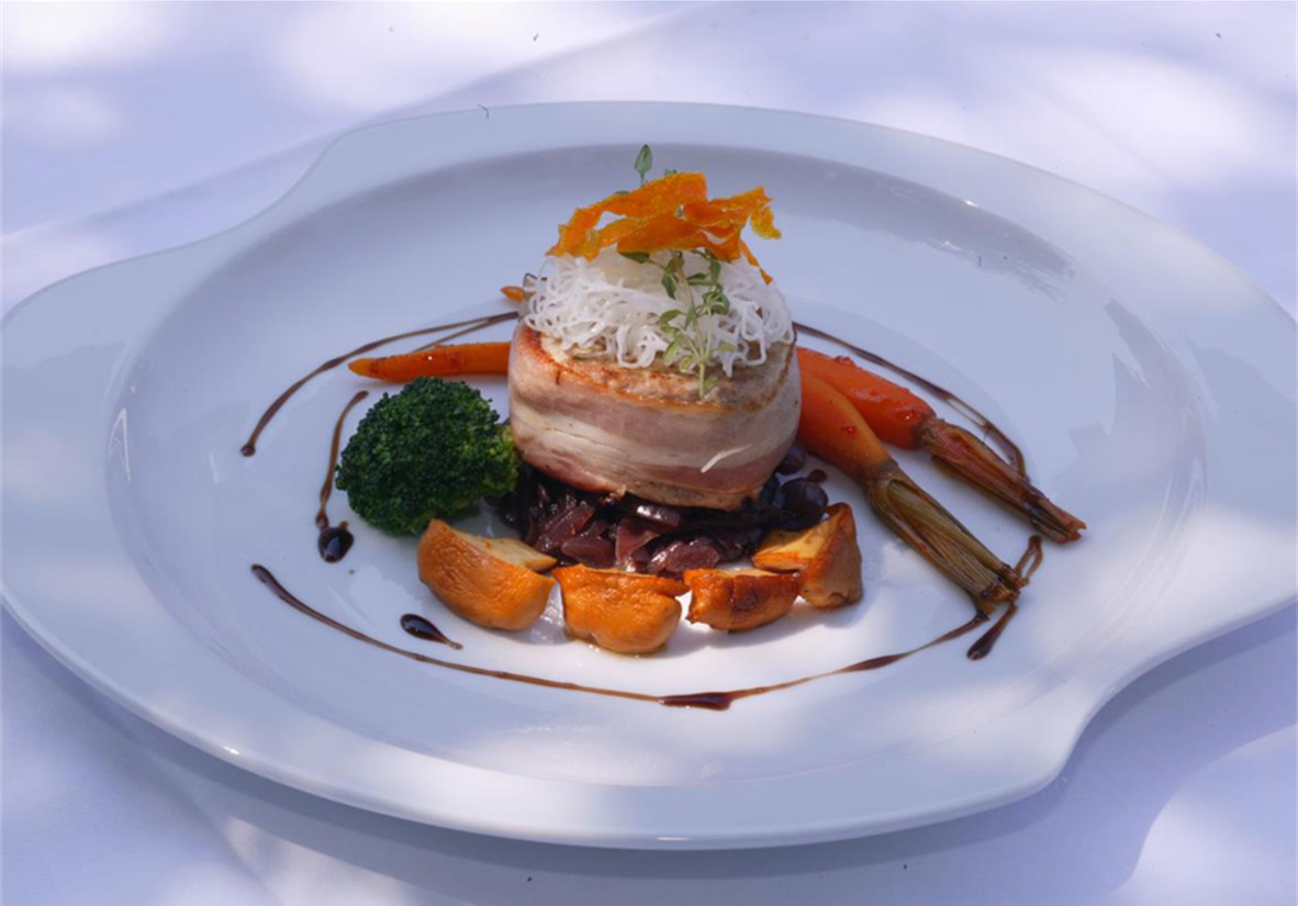 Meal at Hotel Belvedre