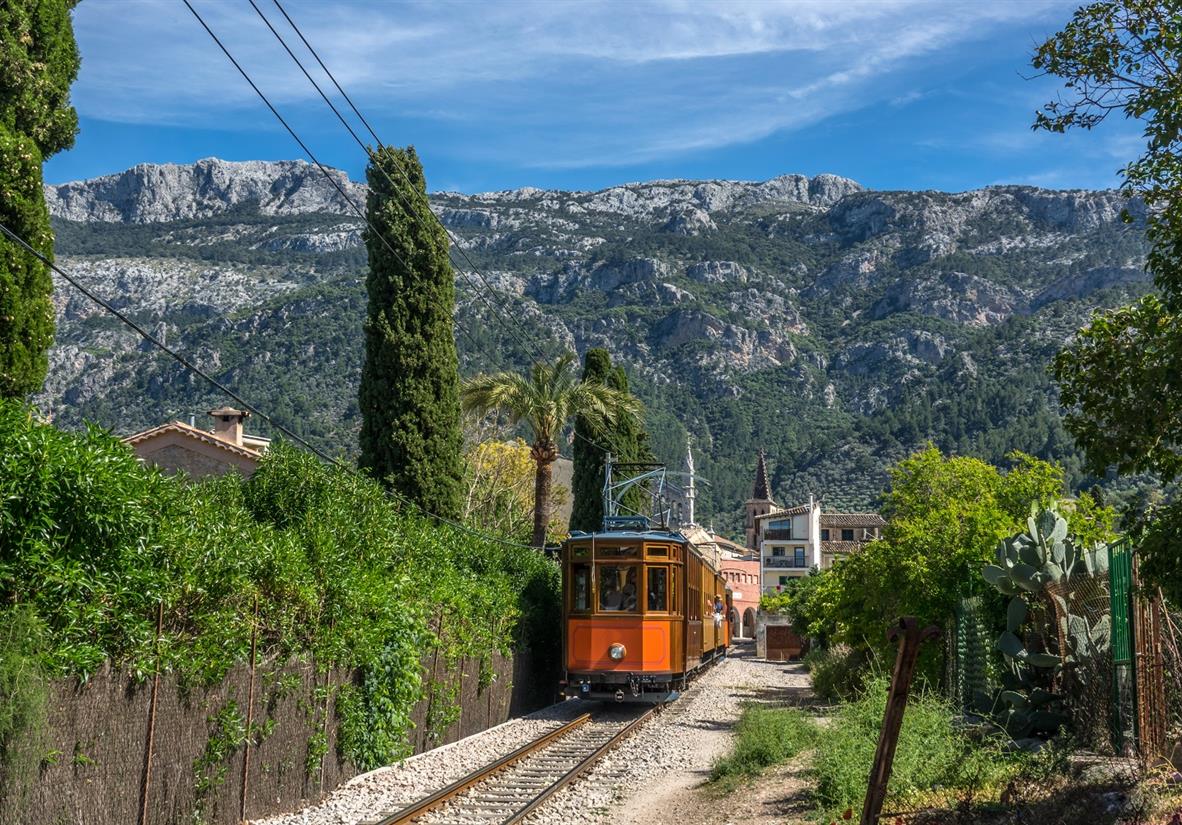 Vintage wooden gauge train