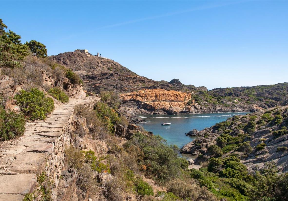 On the trail at the Cap de Creus