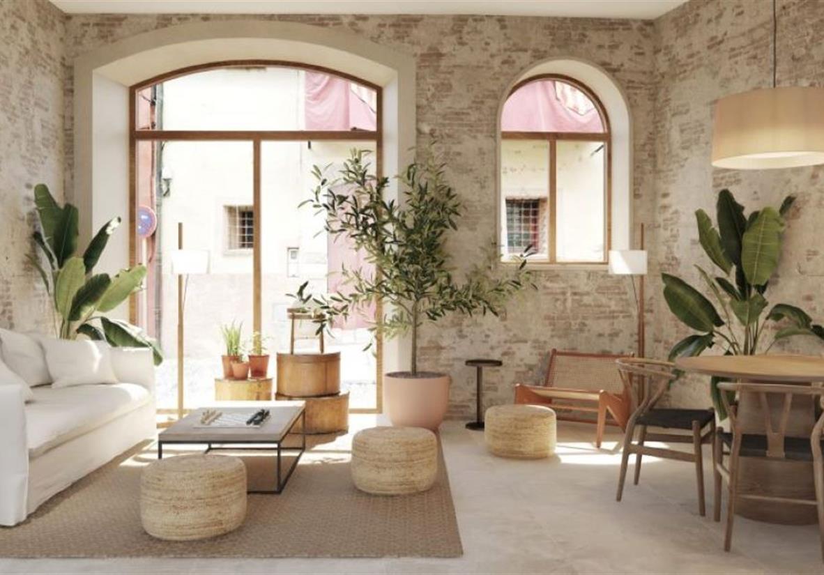 The lounge area at Palau Macelli