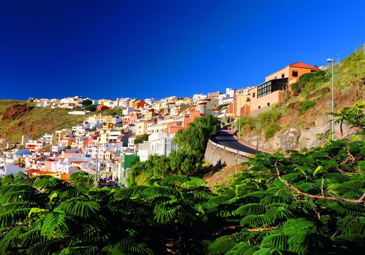 The stepped houses of San Sebastian