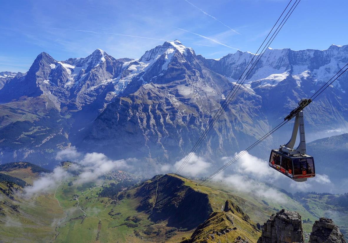 Gondola from Schilthorn