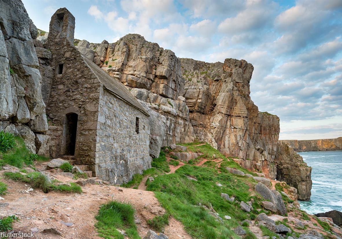 St Govans Chapel, Pembrokeshire Coast Path