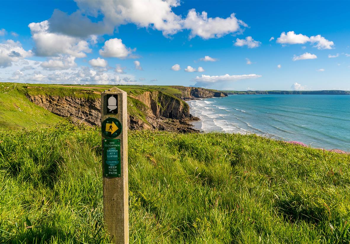 Walk along the cliffs of the Pembrokeshire Coast