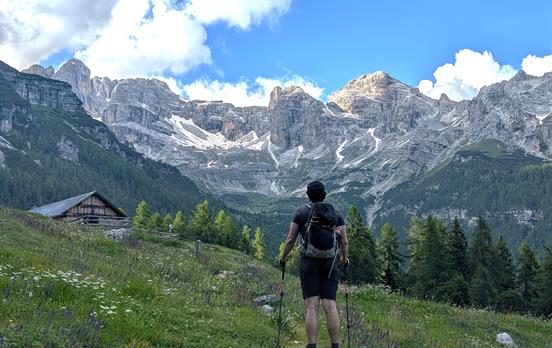 Unterwegs in den Dolomiten