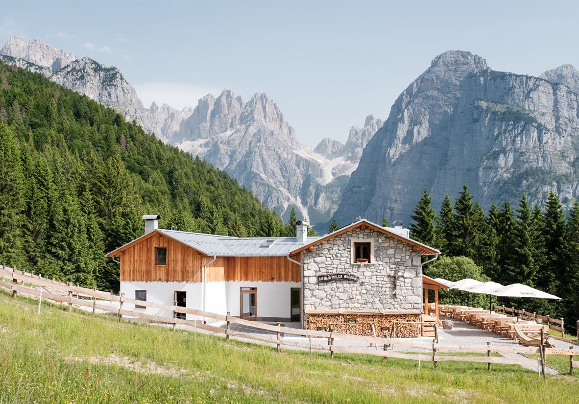 Das Rifugio Malga Andolo