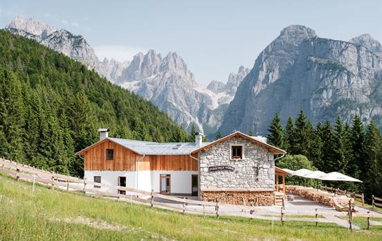 Das Rifugio Malga Andolo