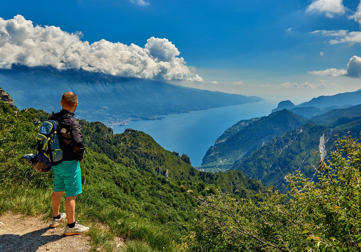 Oberhalb von Riva del Garda